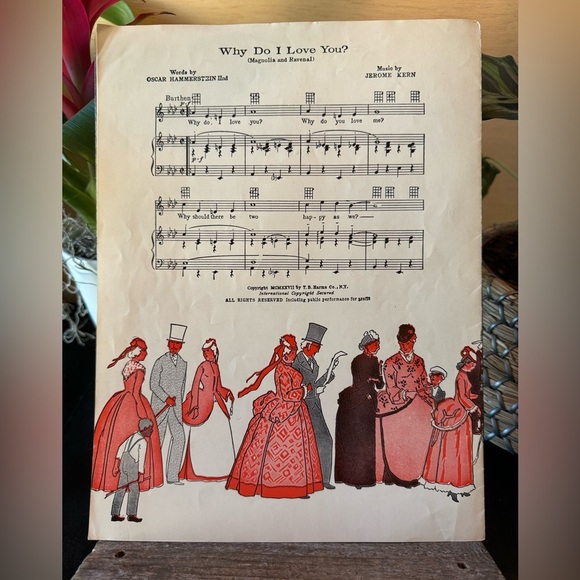VINTAGE Show Boat “Ol’ Man River” Sheet Music | Piano Solo - Picture 4 of 6